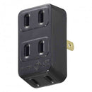 オーム電機 3口L型タップ HS-HL3／K