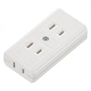 オーム電機 Ｌ型３口テーブルタップ