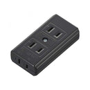 オーム電機 Ｌ型３口テーブルタップ