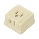 オーム電機 L型2口コンセント