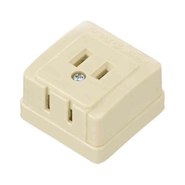 オーム電機 L型2口コンセント