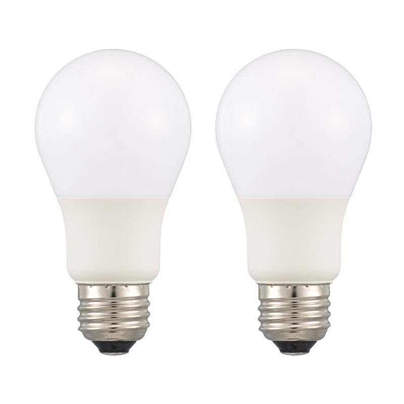 オーム電機 LED電球 60形相当 2個入