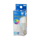 オーム電機 LED電球 小形 E17 60形相当 1個入