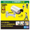 オーム電機 ダミーカメラ 屋外型 常時点滅タイプ 1台