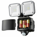 オーム電機 monban防犯センサーライト2灯ハイブリッド式