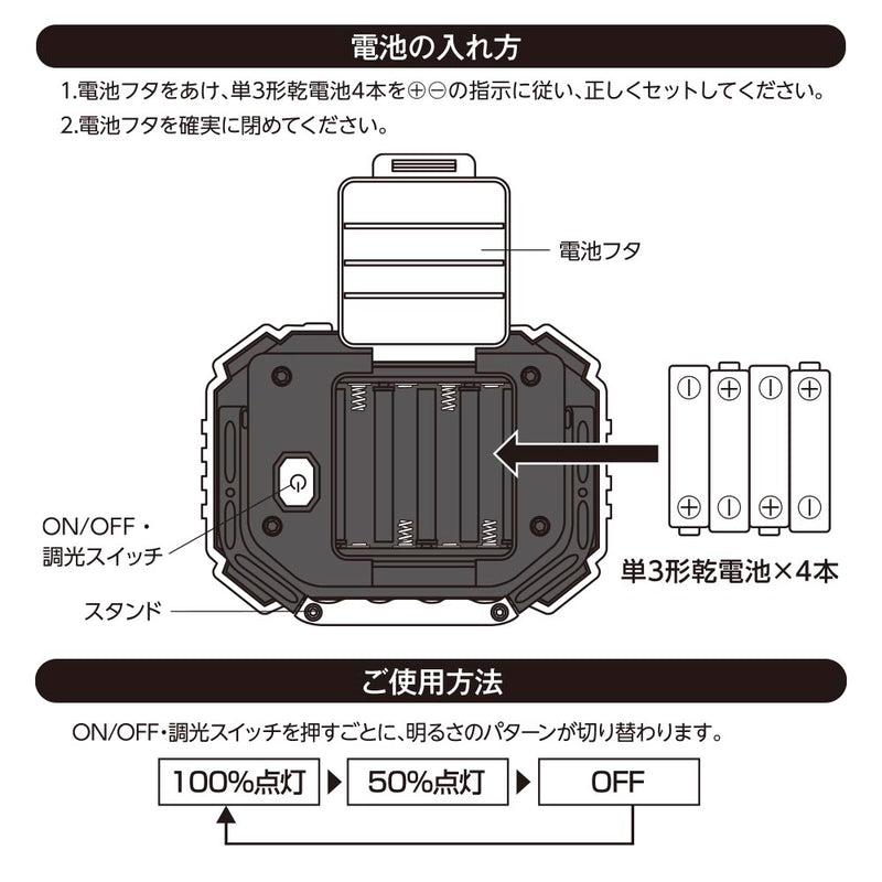 オーム電機 多目的作業ライト