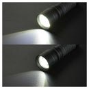 オーム電機 LEDズームライト ラバーグリップ ECLAT 290ルーメン