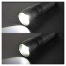 オーム電機 LEDズームライト ラバーグリップ ECLAT 530ルーメン