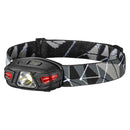 オーム電機 充電式LEDヘッドランプ モーションセンサー 350ルーメン