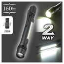 オーム電機 2WAYペンライト 160ルーメン LHA-PZ16A7