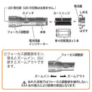 オーム電機 LEDフラッシュライト 700ルーメン LH-VR700Z-K