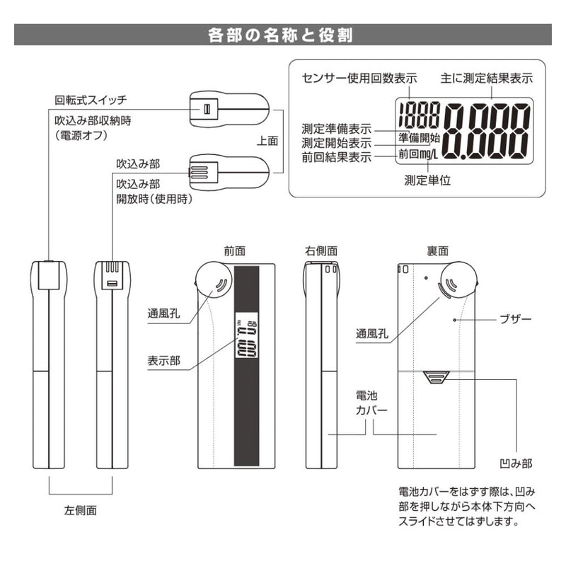 オーム電機 アルコールテスター