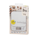 オーム電機 クッキングスケール 2KG計 ご飯カロリーボタン付