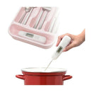 オーム電機 クッキング温度計 折りたたみ式