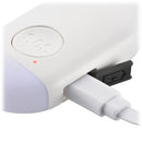 オーム電機 LEDミニライト 防犯アラーム付き 充電式