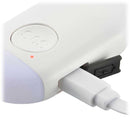 オーム電機 LEDミニライト 防犯アラーム付き 充電式