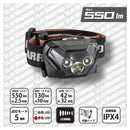 オーム電機 LEDヘッドライト リードウォーリア 550ルーメン 1個