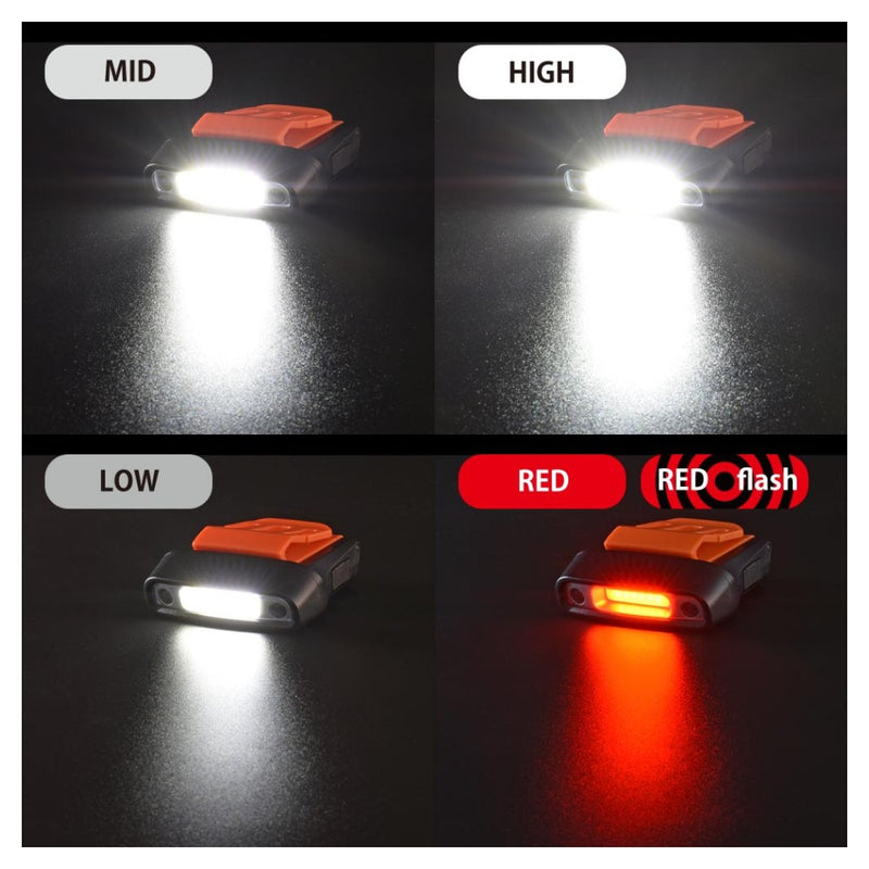オーム電機 USB充電式LEDキャップライト