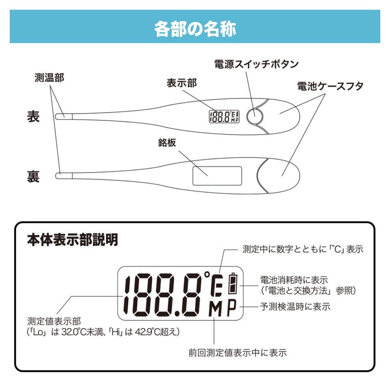 オーム電機 オーム電子体温計