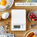オーム電機 クッキングスケール 1kg計 1台