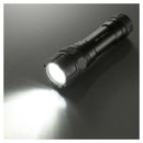 オーム電機 防水LEDライト ラバー＆アルミ 270ルーメン