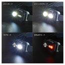 オーム電機 LEDヘッドランプ メイン&セカンドライト 175ルーメン 1個