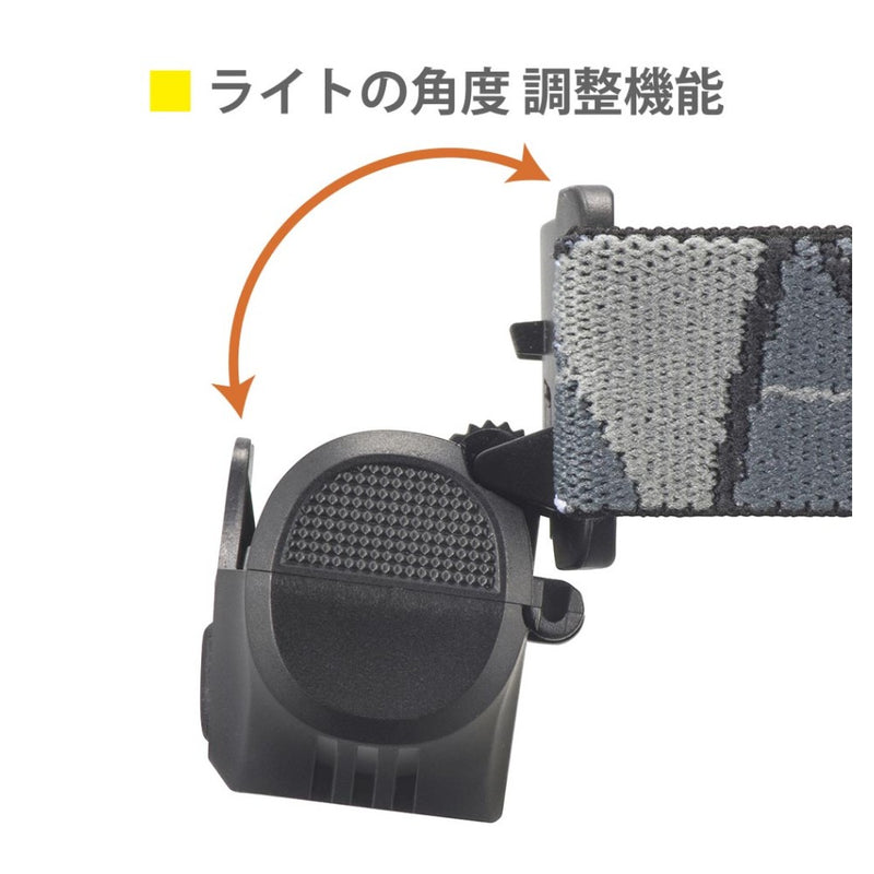 オーム電機 LEDヘッドランプ モーションセンサー 175ルーメン