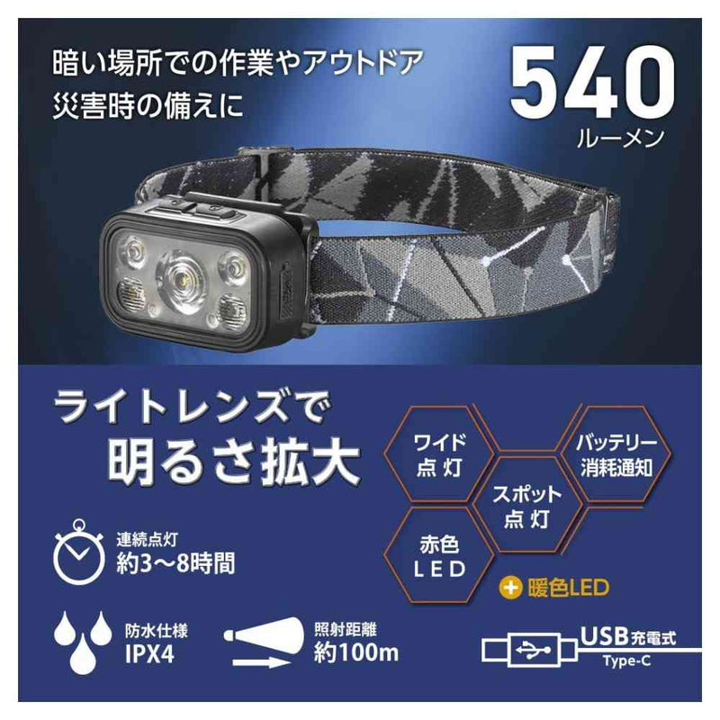 オーム電機 LEDランプ ライトレンズ付き