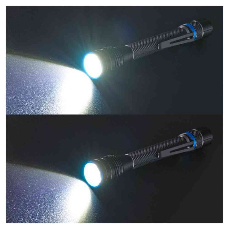 オーム電機 クリップ付きズームライト