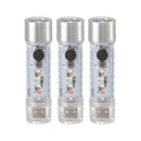 オーム電機 LEDスケルトンライト充電式 3個入り