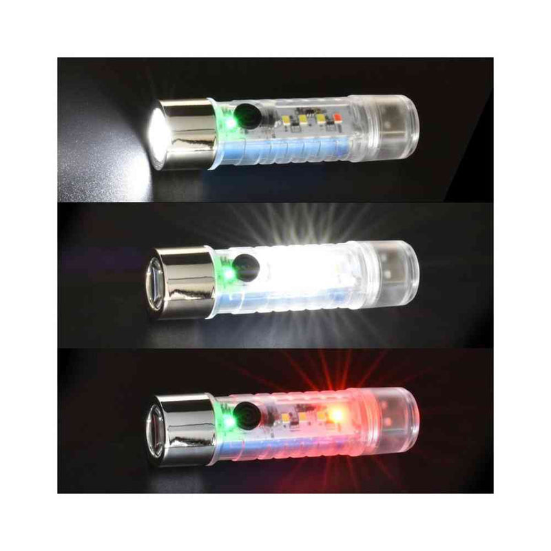 オーム電機 LEDスケルトンライト充電式 3個入り