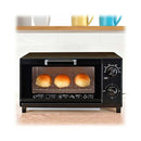 オーム電機 オーブントースター ブラック