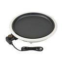 オーム電機 ホットプレート フッ素加工 ホワイト