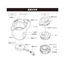 オーム電機 お湯がこぼれにくいケトル 1リットル