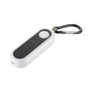 オーム電機 防犯ブザー大音量 カラビナ・LEDライト付