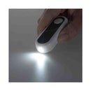 オーム電機 防犯ブザー大音量 カラビナ・LEDライト付