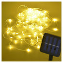 オーム電機 ソーラー充電ストリングLEDライト