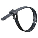 オーム電機 リピートタイ 耐候性 200mm  RPT-200W30BK 30本入