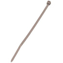 オーム電機 ガーデンカラータイ 耐候性 100mm 茶 09-1273 50本入