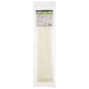 オーム電機 ワイドタイ 屋内用 370mm 白 09-1942 30本入