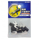 オーム電機 絶縁Y型端子 YF-3.5-4  DZ-YF3.5-4／A7 7個入