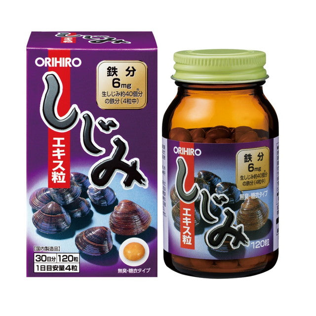 ORIHIRO 蛤蜊提取物粒 120 粒