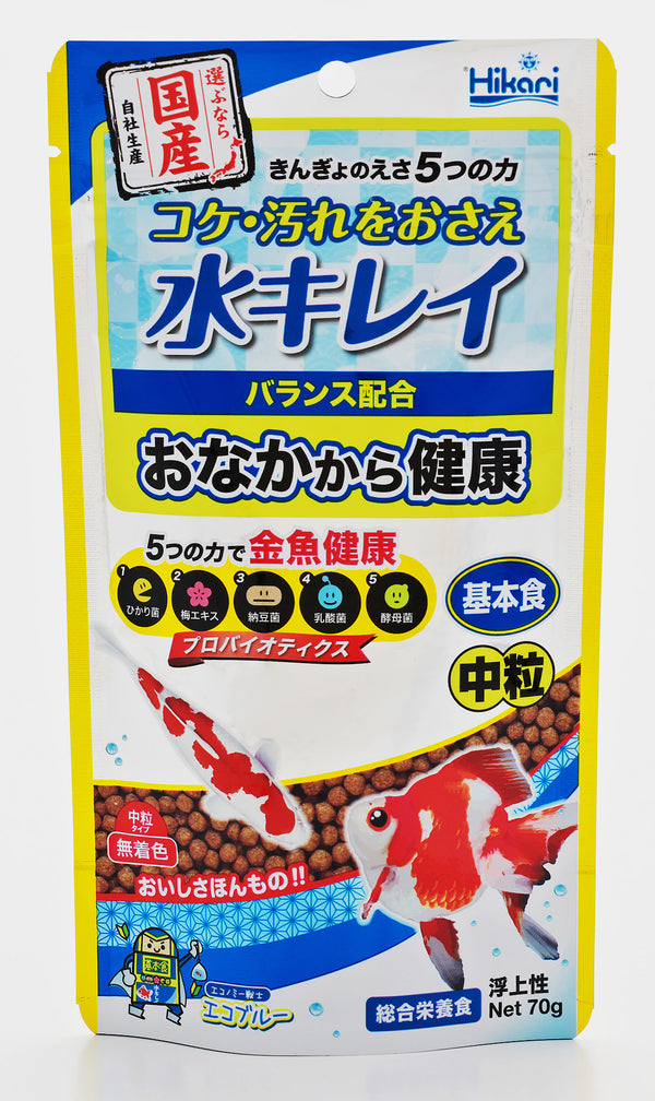 キョーリン きんぎょのえさ5つの力 基本食中粒 ７０ｇ