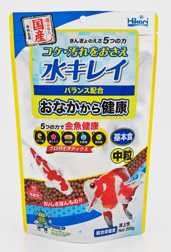 キョーリン きんぎょのえさ5つの力 基本食中粒 ２００ｇ