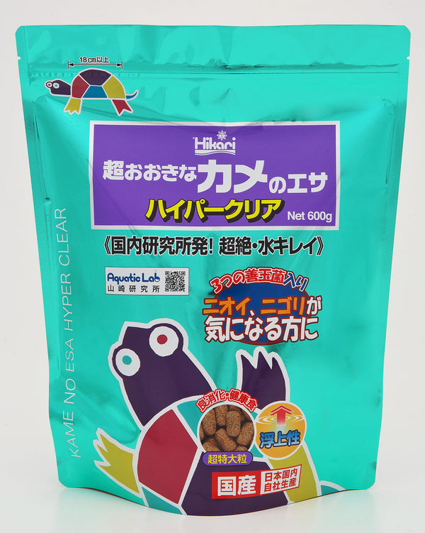 キョーリン 超おおきなカメのエサ ハイパークリア ６００ｇ