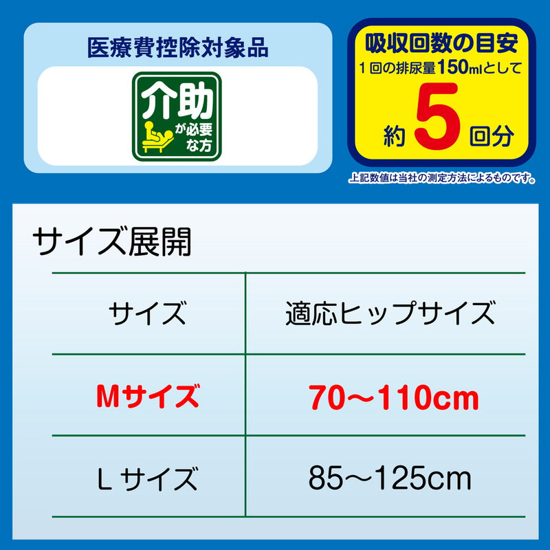 エルモア いちばん幅広フィットテープ止め M20枚X4個パック