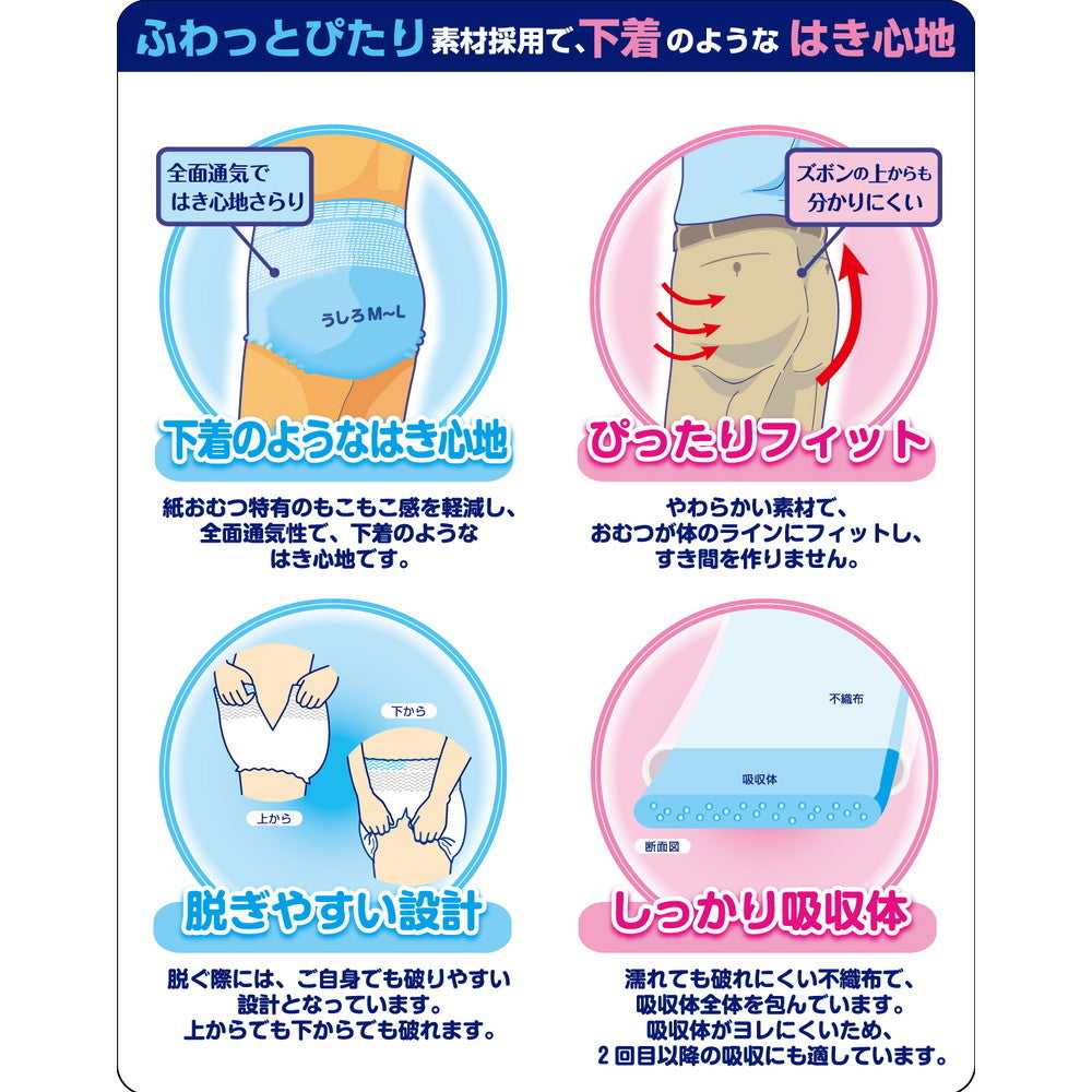 エルモア いちばんパンツ うす型 S 18枚