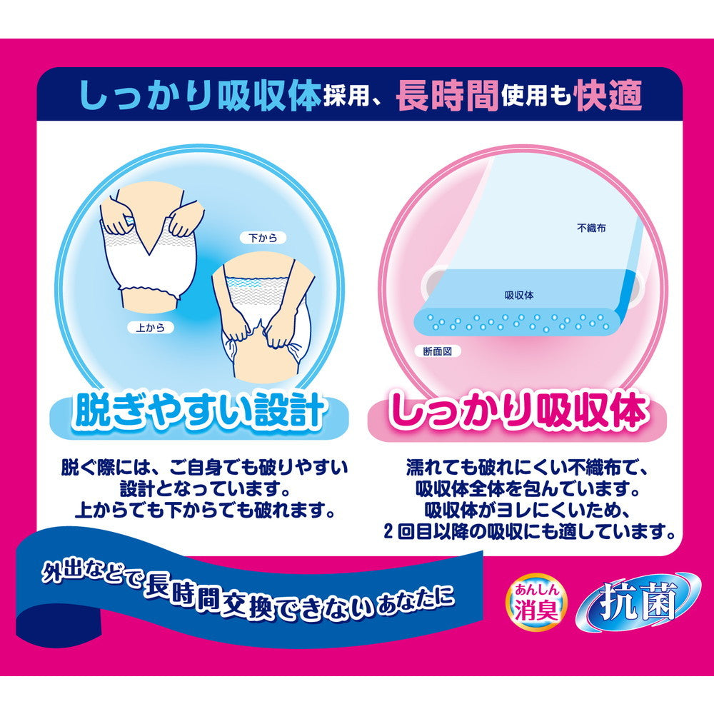 エルモアいちばんあんしん厚型パンツ M〜Lサイズ 18枚