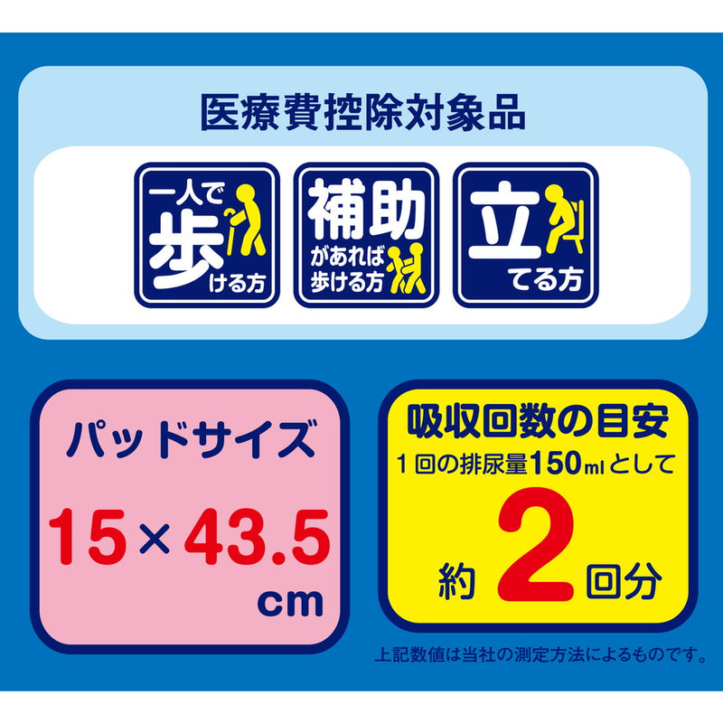 エルモア いちばん 紙パンツ用パッド 男女共用 2回吸収 36枚