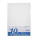 King Jim Simply's Clear Holder-10P Milky White 10 Pieces